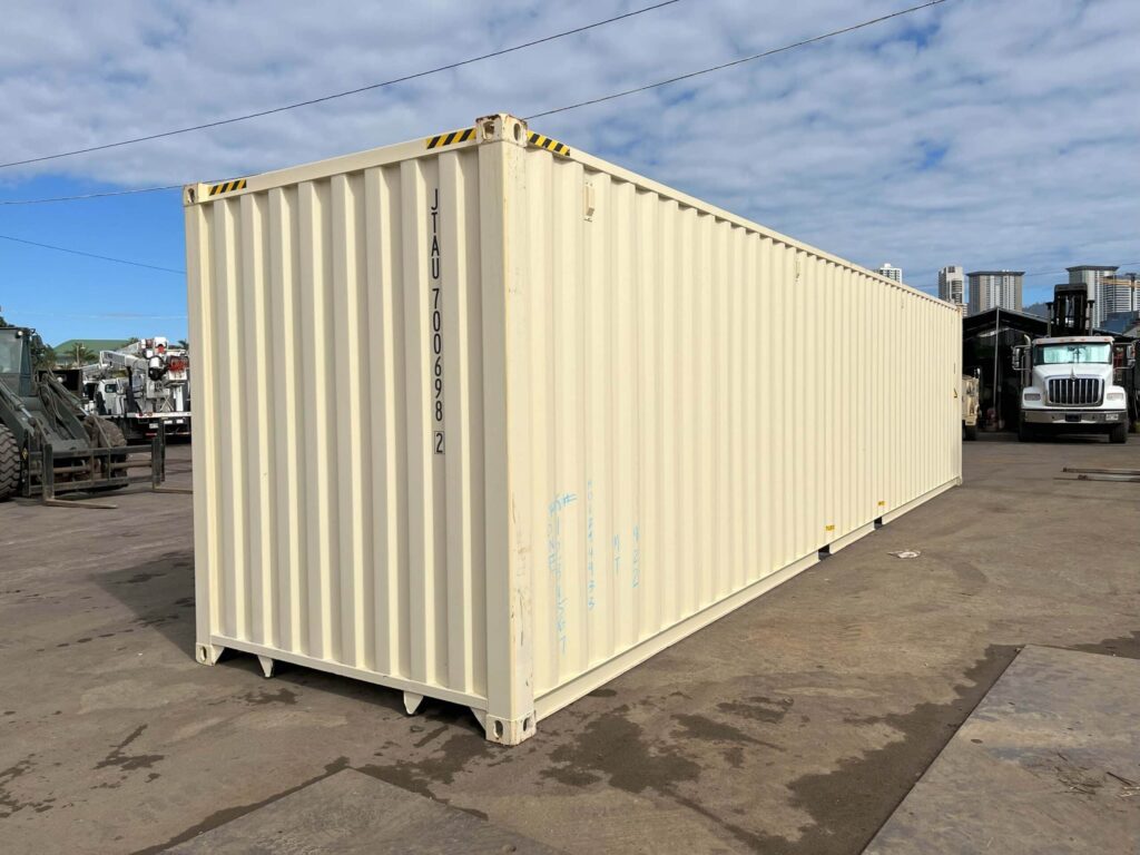 One trip shipping container Hawaii - 40'