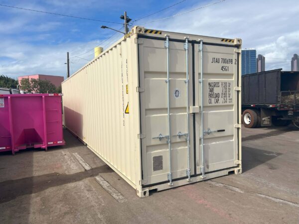 One trip shipping container Hawaii - 40'