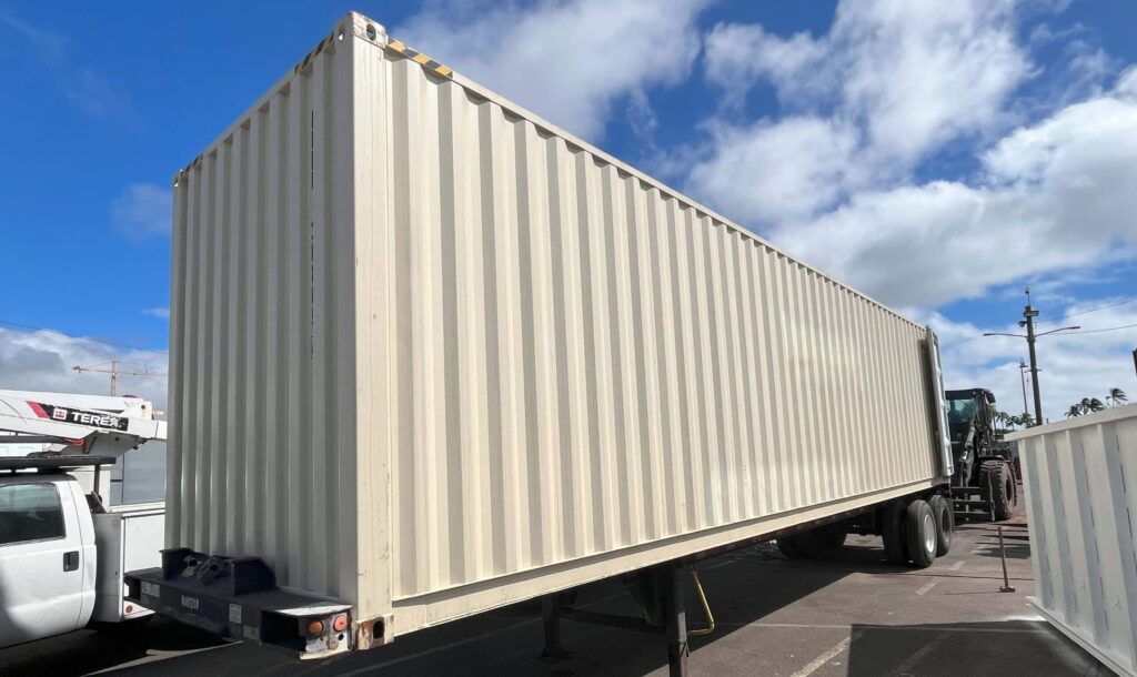 One trip shipping container Hawaii - 40'