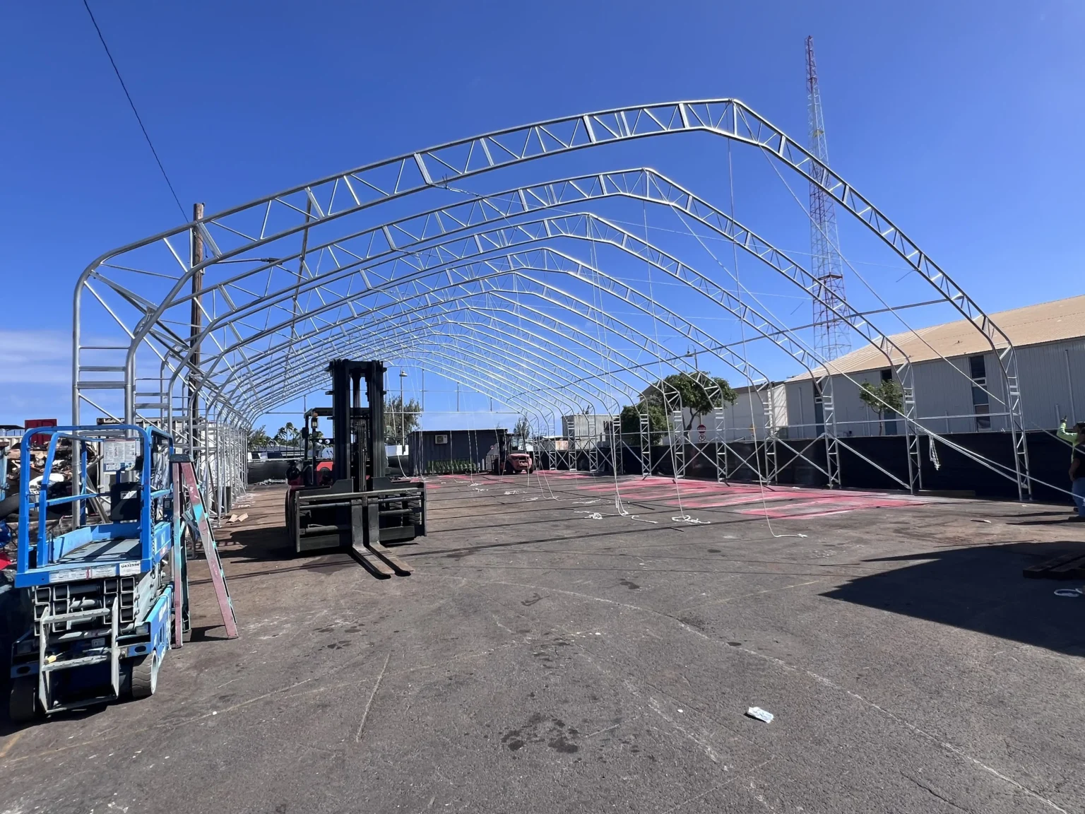 20x40 Container Tent In Hawaii